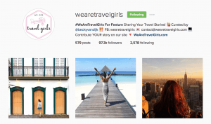 female travel instagram features